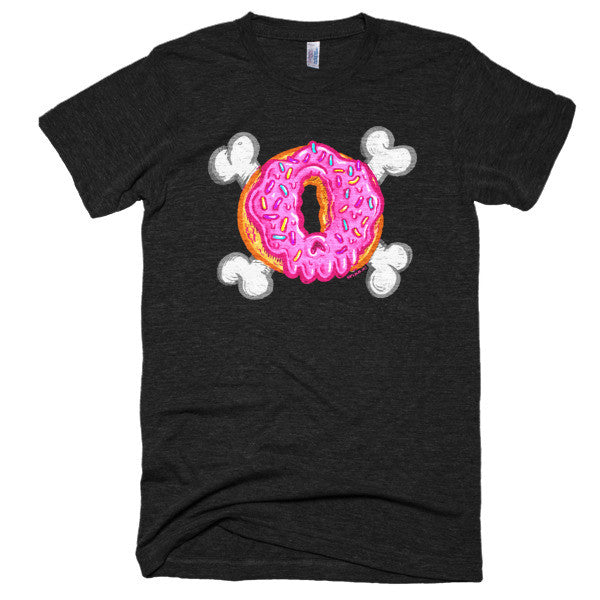 Skull Donut - Short sleeve soft t-shirt