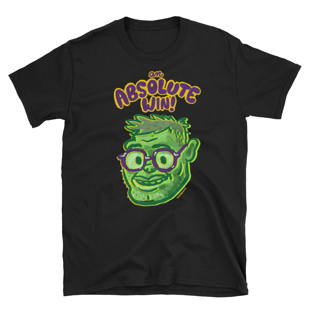 Smart Green Guy "An Abosolute Win" Short-Sleeve Unisex T-Shirt