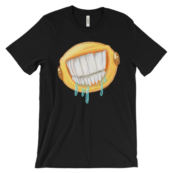 Am I Smiling Enough For You? - Emoji Unisex short sleeve t-shirt