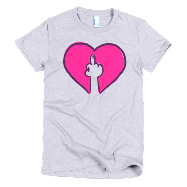 F#©% OFF ...with Love — Short sleeve women's t-shirt