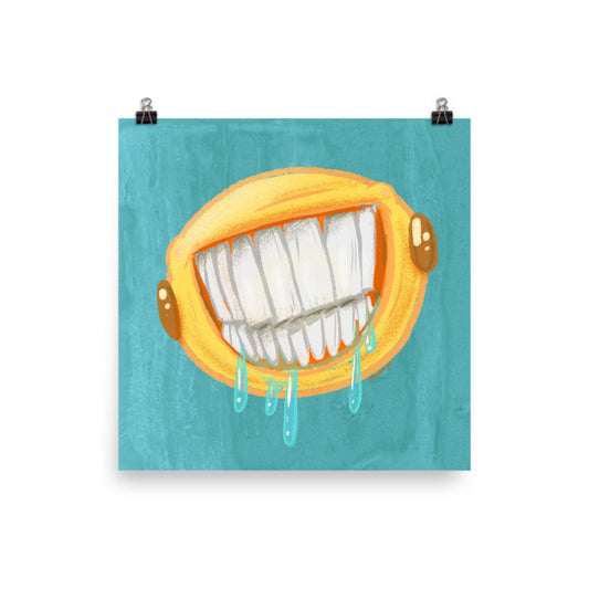 Am I Smiling Enough For You? - Emoji Poster