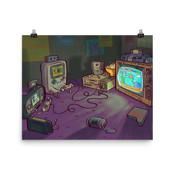 Gamers Gonna Game — Retro Gaming Poster