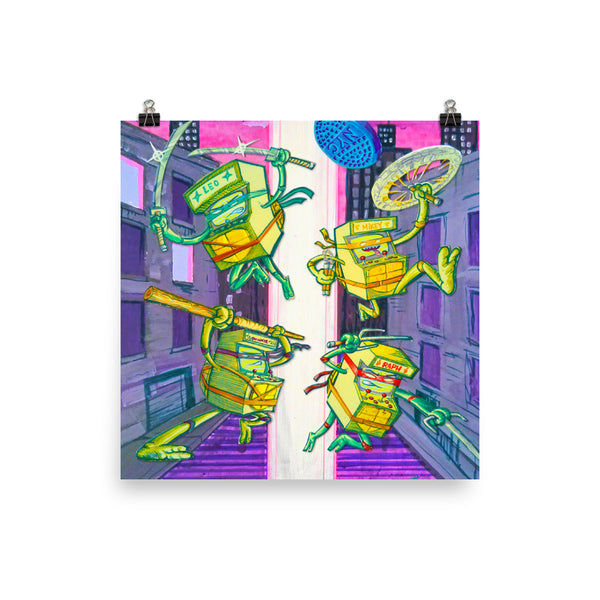 Turtle Arcade Games Poster