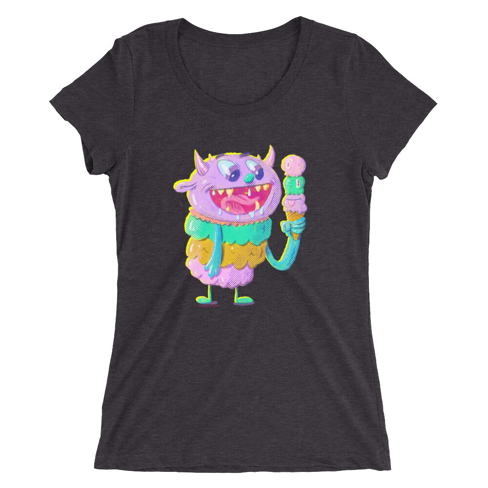 Ice Cream Monster - Ladies' short sleeve t-shirt