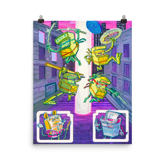 Turtle Arcade Games Poster