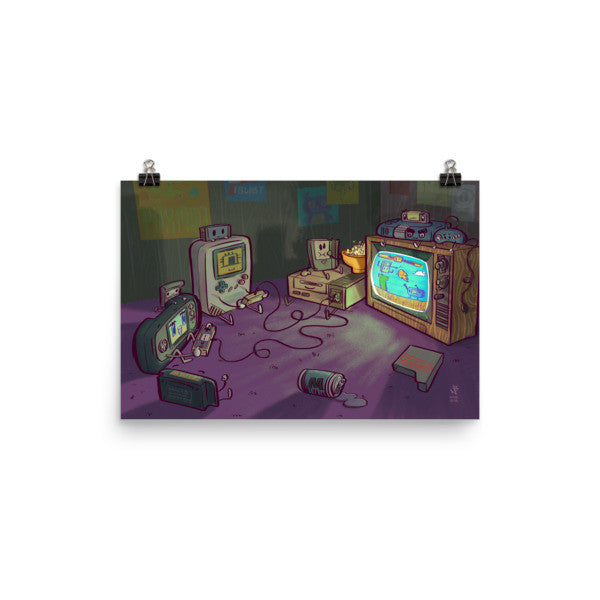 Gamers Gonna Game — Retro Gaming Poster