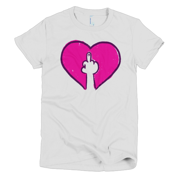 F#©% OFF ...with Love — Short sleeve women's t-shirt