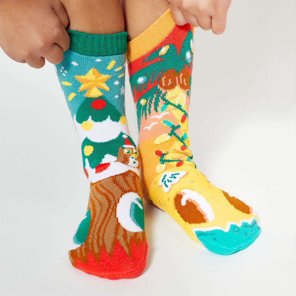 Piney and Coco - Kids Xmas Socks by Pals Socks