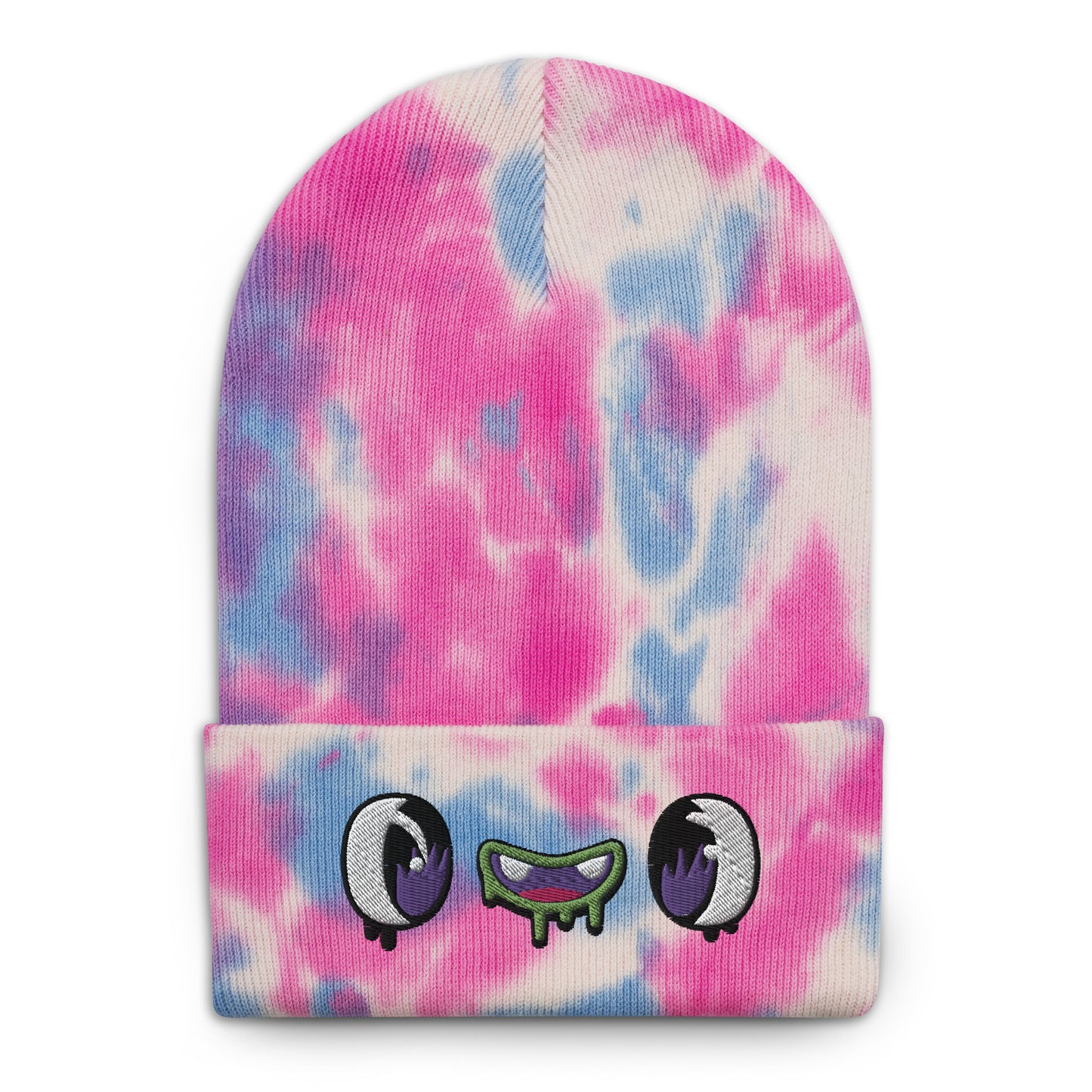 Tie-dye beanie Face